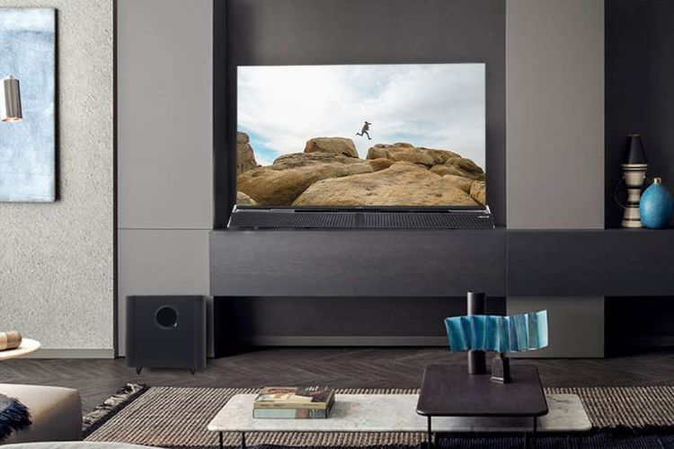 Ilustrasi Smart TV modern