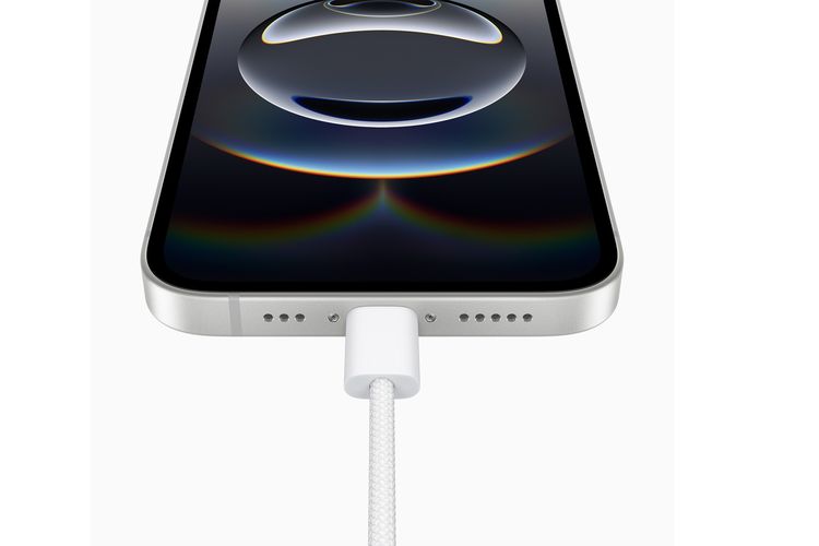 iPhone 16e didukung port USB-C seperti iPhone 16 series.