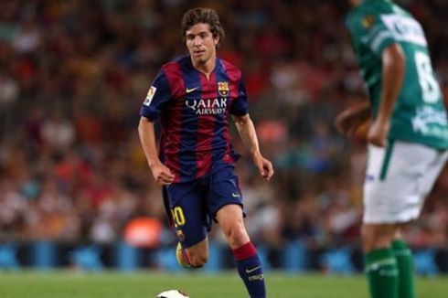 Cedera Hamstring, Sergi Roberto Absen Bela Barcelona Selama Satu Bulan