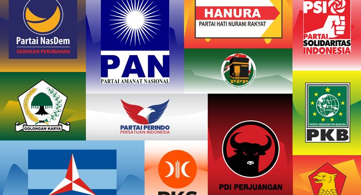 Survei Median: Elektabilitas PDI-P Teratas di Jawa, Gerindra di Luar Jawa