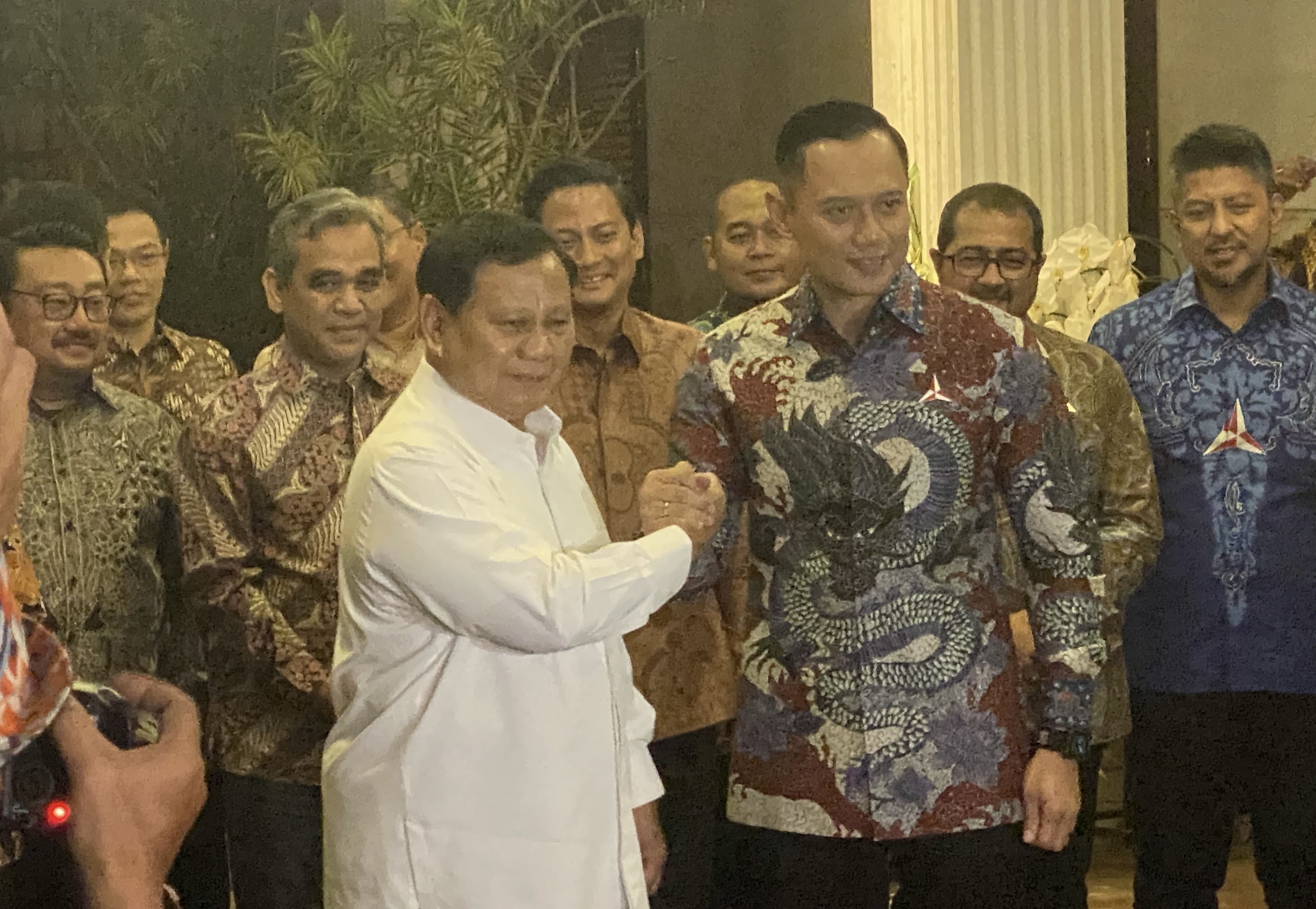 Ditemui AHY di Kertanegara, Prabowo: Kami Punya Kesamaan Ideologis