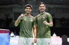 Hasil Final Badminton SEA Games 2025: Sabar/Reza Menang, Indonesia Vs Malaysia 2-0