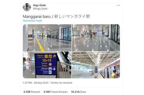 Stasiun Manggarai Disebut Bergaya Jepang, Ini Fasilitas Barunya
