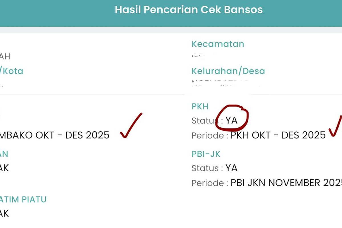Cara Cek Penerima BPNT Januari 2026 Rp 600.000, Ini Tanda Nama Terdaftar