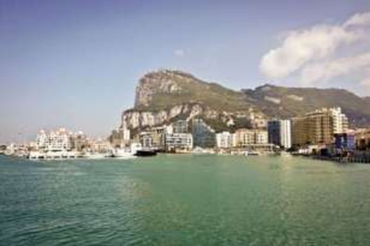 Ceuta, wilayah Spanyol di Afrika Utara.