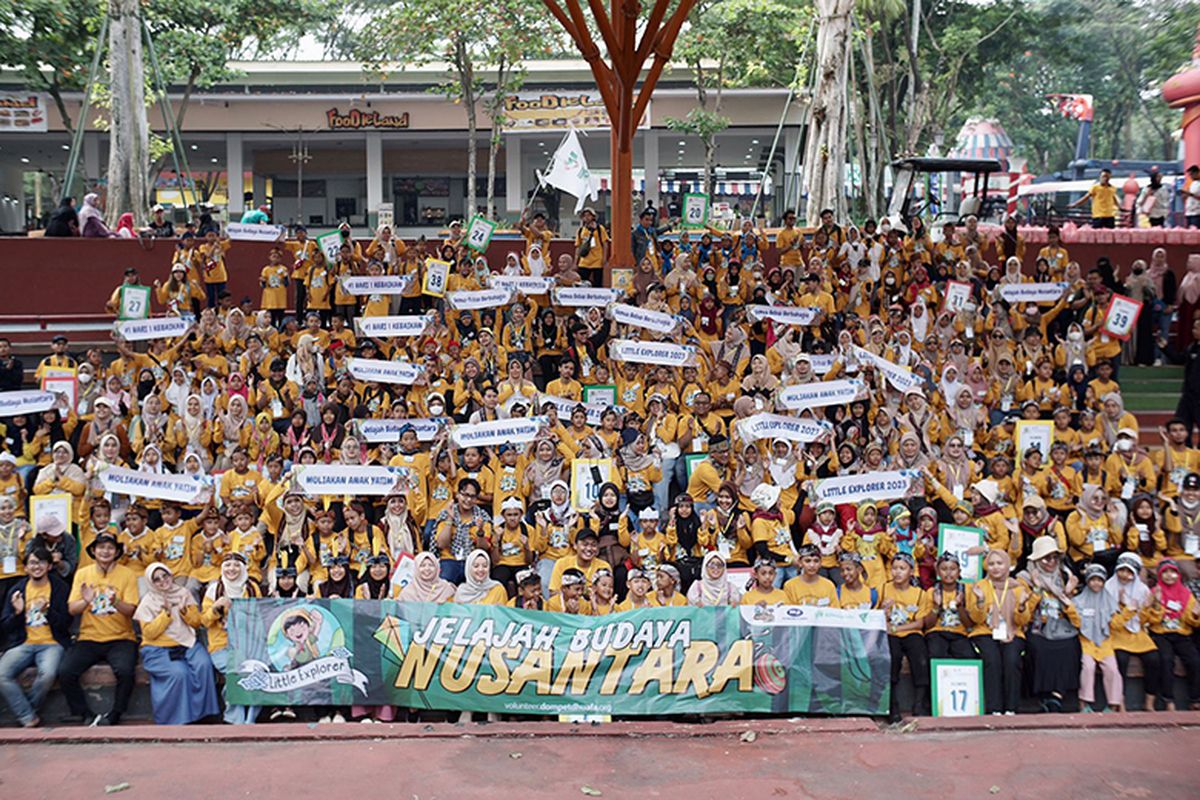 Acara Little Explorer 2023 di Jungleland Theme Park, Bogor, Sabtu (12/8/2023) berlangsung meriah.