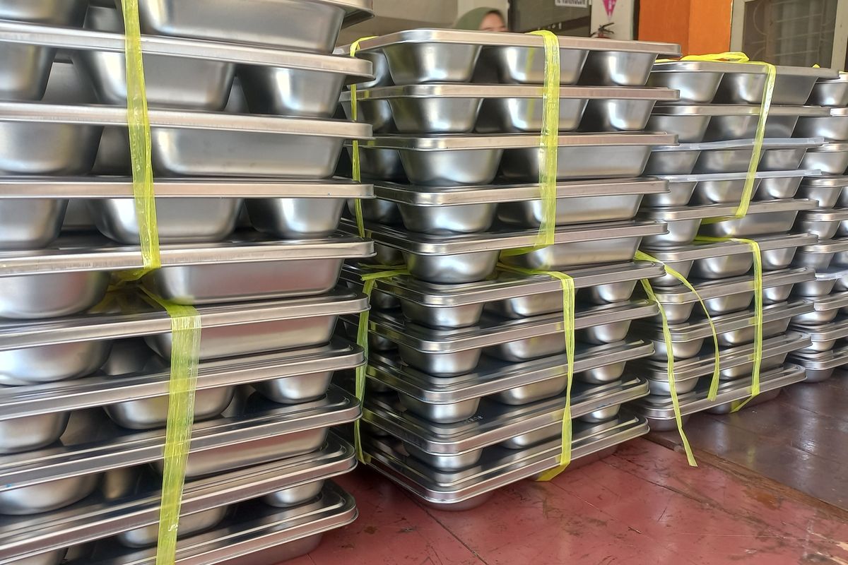 Ilustrasi MBG. Sebanyak 27 siswa SMPN 1 Kramatwatu, Kabupaten Serang, Banten, diduga mengalami keracunan usai menyantap makanan bergizi gratis (MBG), Selasa (2/9/2025).

