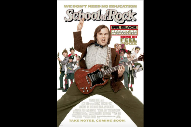 Poster film School of Rock (2003).