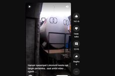 Viral, Video Kereta Pengangkut BBM Hampir Serempet Rumah Penduduk, Ini Kata KAI