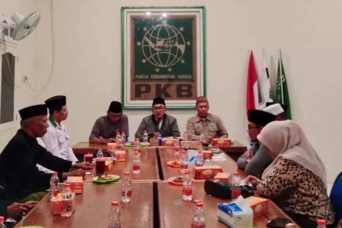 DPC PKB Kota Pasuruan sedang melakukan konsolidasi dengan jajaran pengurusnya persiapan Pilkada Jatim 2024, Kamis (19/9/2024).