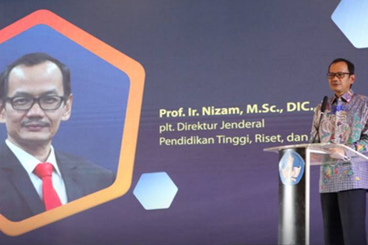 Pelaksana tugas Ditjen Diktiristek, Nizam pada gelaran Anjangsana Beasiswa PMDSU Batch V yang bertajuk ?Cendekiawan Muda untuk Indonesia Emas 2045?, Selasa (15/11/2022).