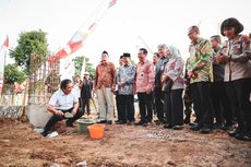 Pj Gubernur Al Muktabar Lakukan Groundbreaking Pembangunan Gedung Bank Banten