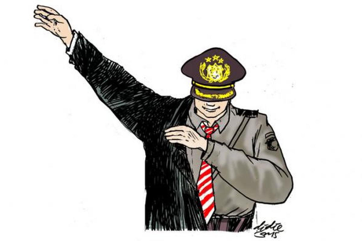 Ilustrasi polisi.