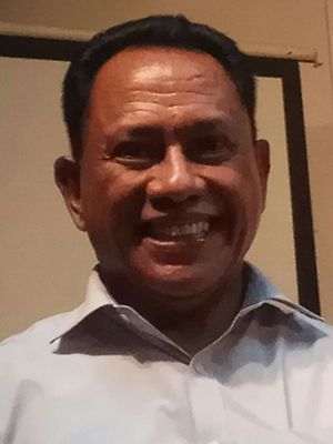 Ketua Bidang Kehormatan PDI Perjuangan, Komarudin Watubun ketika ditemui di Bentara Budaya Jakarta, Palmerah, Jakarta Barat, Selasa (28/11/2017). 