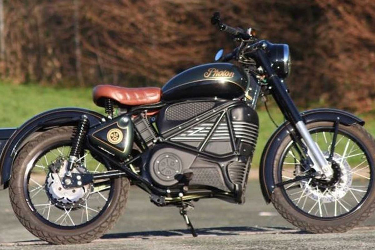 Motor listrik dari basis Royal Enfield Bullet 350