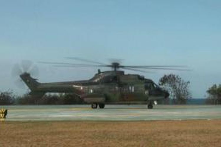 Ilustrasi helikopter Super Puma