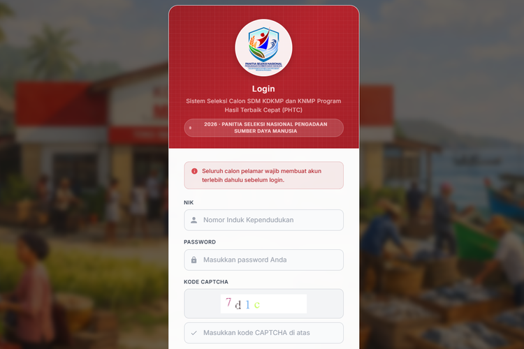 Pengumuman Hasil Seleksi Manajer Kopdes Merah Putih 2026, Ini Linknya