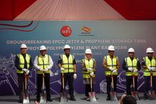 ADHI Lakukan Groundbreaking Proyek EPCC Jetty dan Propylene Storage Tank di Indramayu