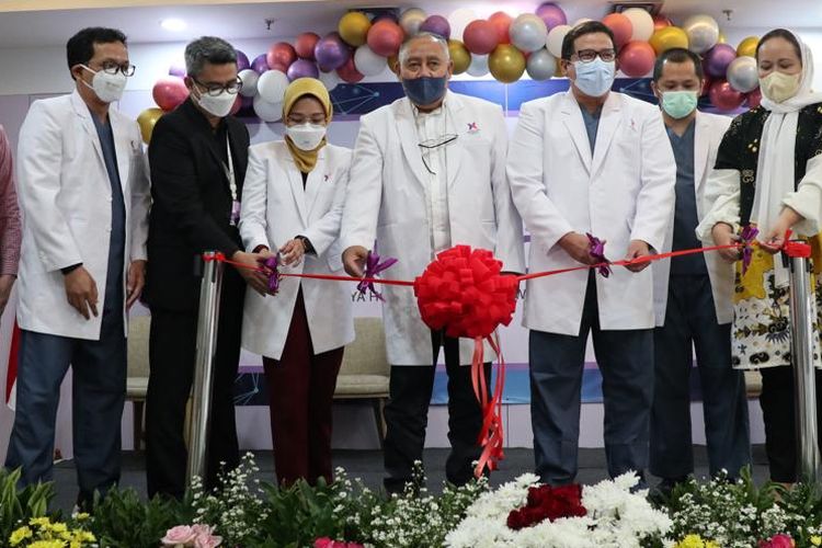 Peresmian Stroke Center di Brawijaya Hospital Saharjo, Jakarta (30/3/2022).