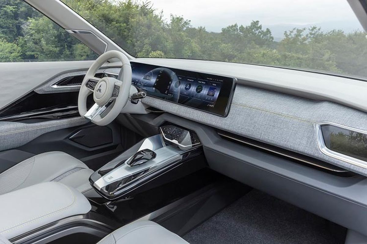 Interior Mitsubishi XFC Concept.
