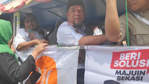 Konvoi Kampanye Damai, Heri Koswara Minta Maaf karena Macet