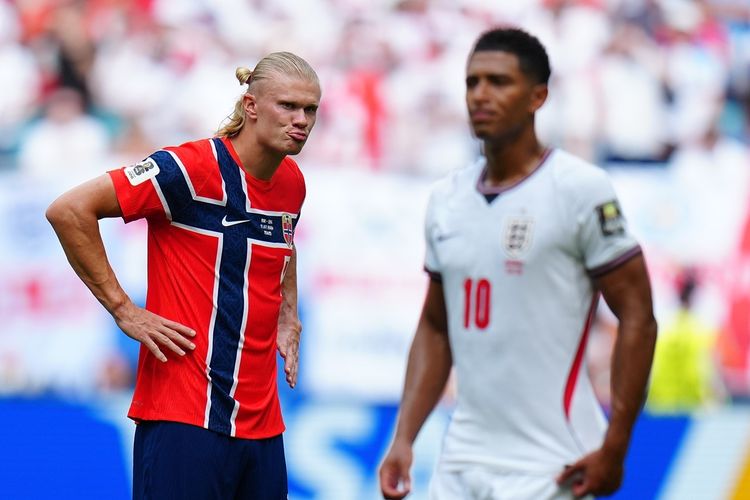 LIVE Norwegia Vs Inggris 1-2, Erling Haaland Ditarik Keluar!