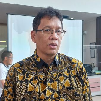 Ketua Dewan Komisioner LPS Purbaya Yudhi Sadewa saat ditemui di Indramayu, Jawa Barat, Rabu (25/10/2023)