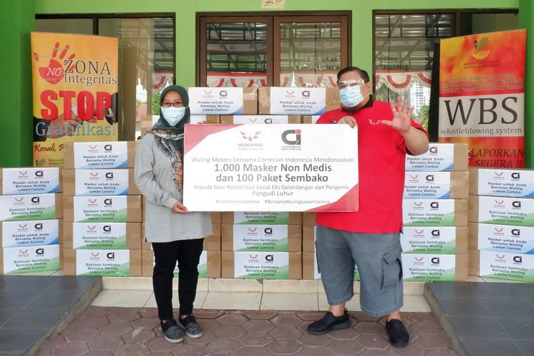 Cortezian Indonesia memberikan sumbangan terhadap masyarakat terdampak Pandemi