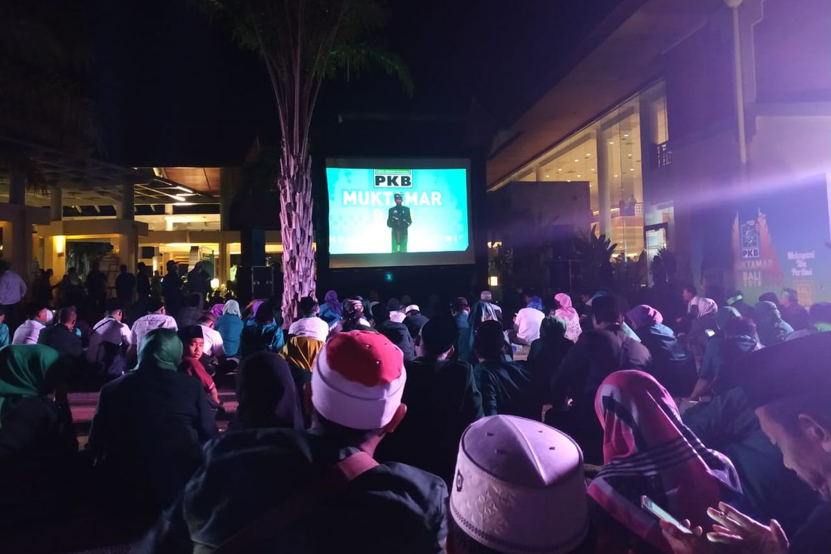 Presiden Jokowi saat menghadiri Muktamar PKB di Bali, Selasa (20/8/2019).