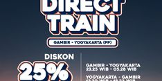 Sambut Nataru 2024/2025, KAI Hadirkan Layanan Direct Train Rute Jakarta-Yogyakarta dengan Diskon 25%