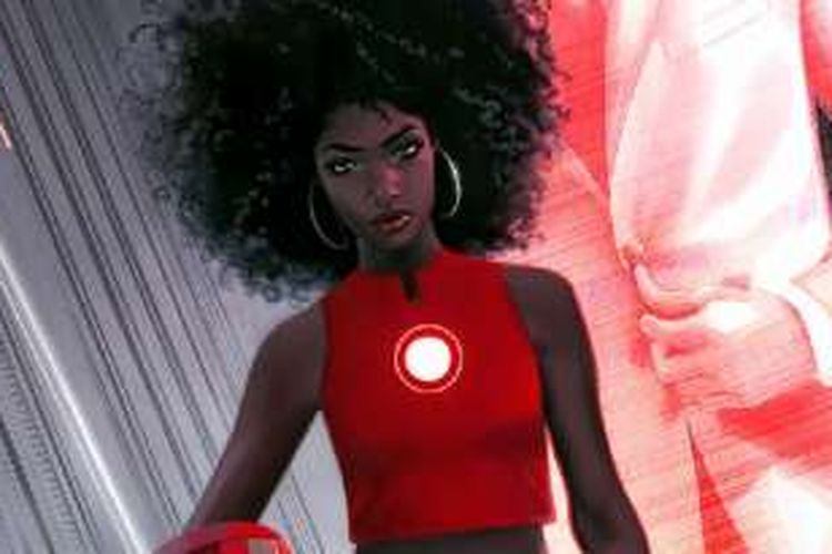 Sosok Riri Williams, yang akan menggantikan Tony Stark sebagai Iron Man.