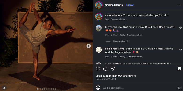 Pensiun dari sepak bola justru membuka jalan baru bagi Amir Madison untuk menemukan tubuh yang lebih sehat lewat yoga dan perubahan gaya hidup.