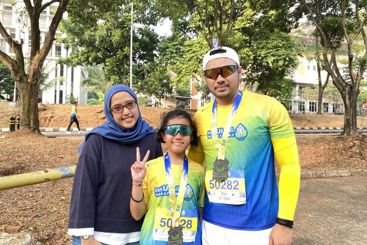 Kisah Alya, Bocah 11 Tahun yang Ikut Lari 5K di BTN UI Green Marathon