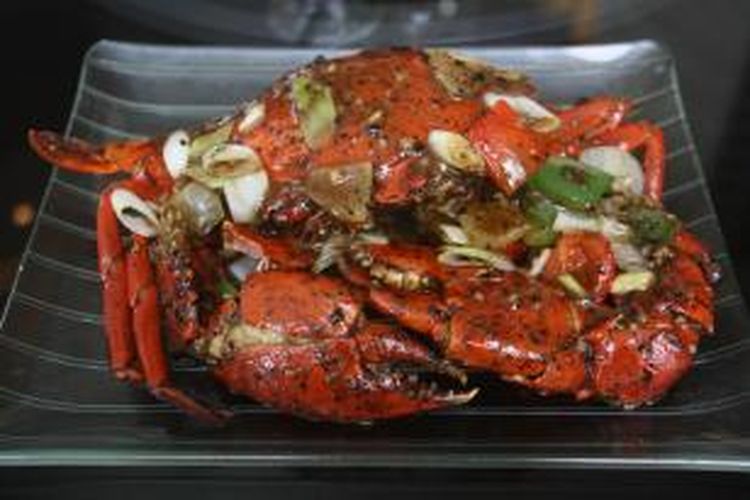 Stir Fried Crab with Black Pepper