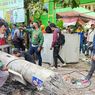 Kecelakaan Truk Maut di Bekasi, Tiang yang Roboh Melintang Tutupi Jalan 