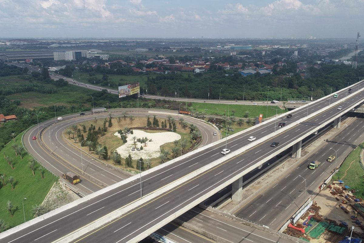 Elevated tol exit tol Cibatu KM 34,7 