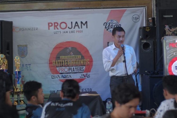 Wali Kota Salatiga Yuliyanto membuka Salatiga pubG Pro Player 2019