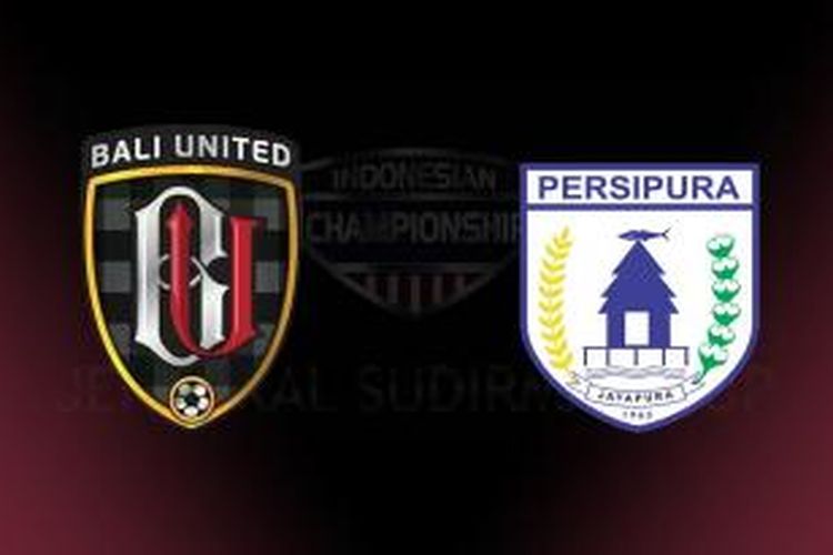 Pertandingan Bali United melawan Persipura Jayapura di Stadion  Kapten I Wayan Dipta, Sabtu (14/11/2015). 