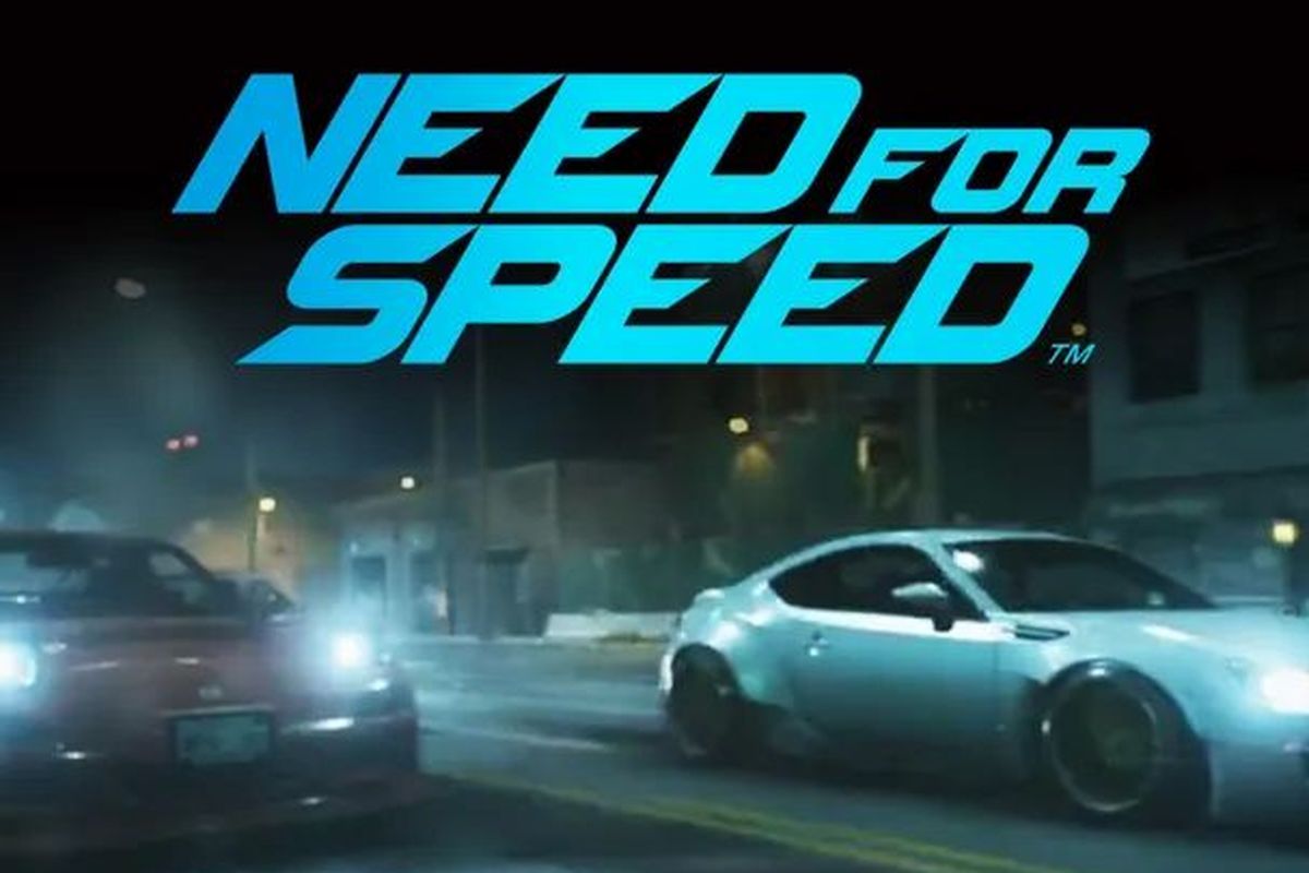 Ilustrasi poster Need for Speed.