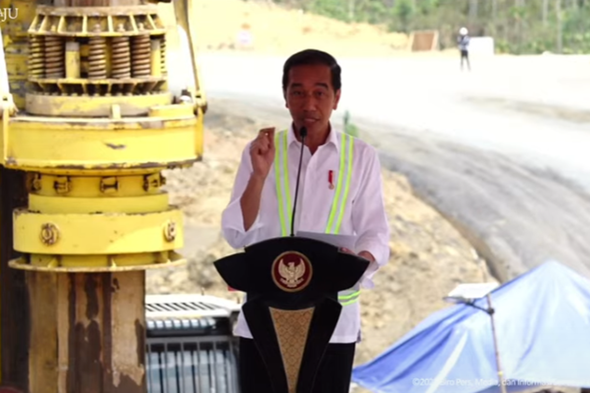 Jokowi melakukan groundbreaking Mayapada Hospital Nusantara di IKN