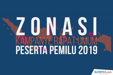 INFOGRAFIK: Zonasi Kampanye Rapat Umum Peserta Pemilu 2019