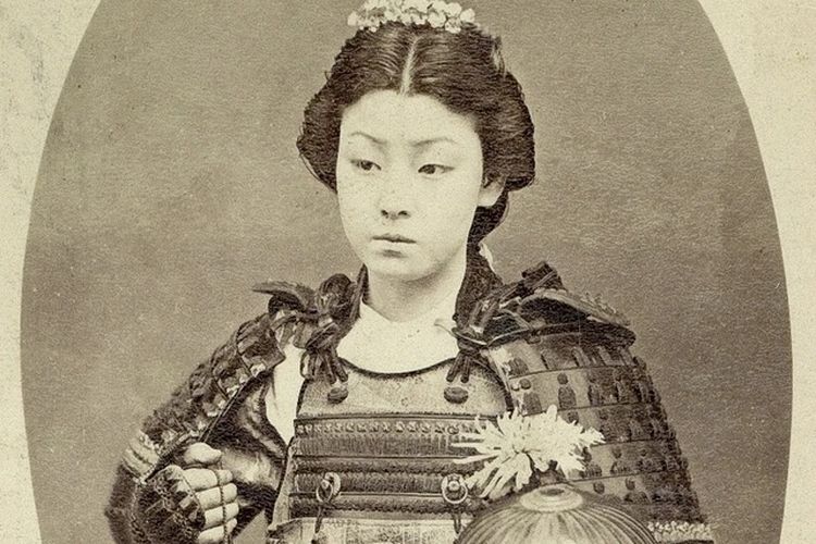 Ilustrasi Onna-Bugeisha, samurai wanita Jepang. [Wikimedia Commons Via Vice.com]