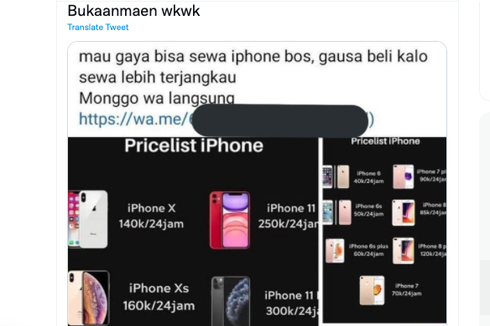 Ramai Jasa Sewa Iphone, Begini Pandangan Sosiolog