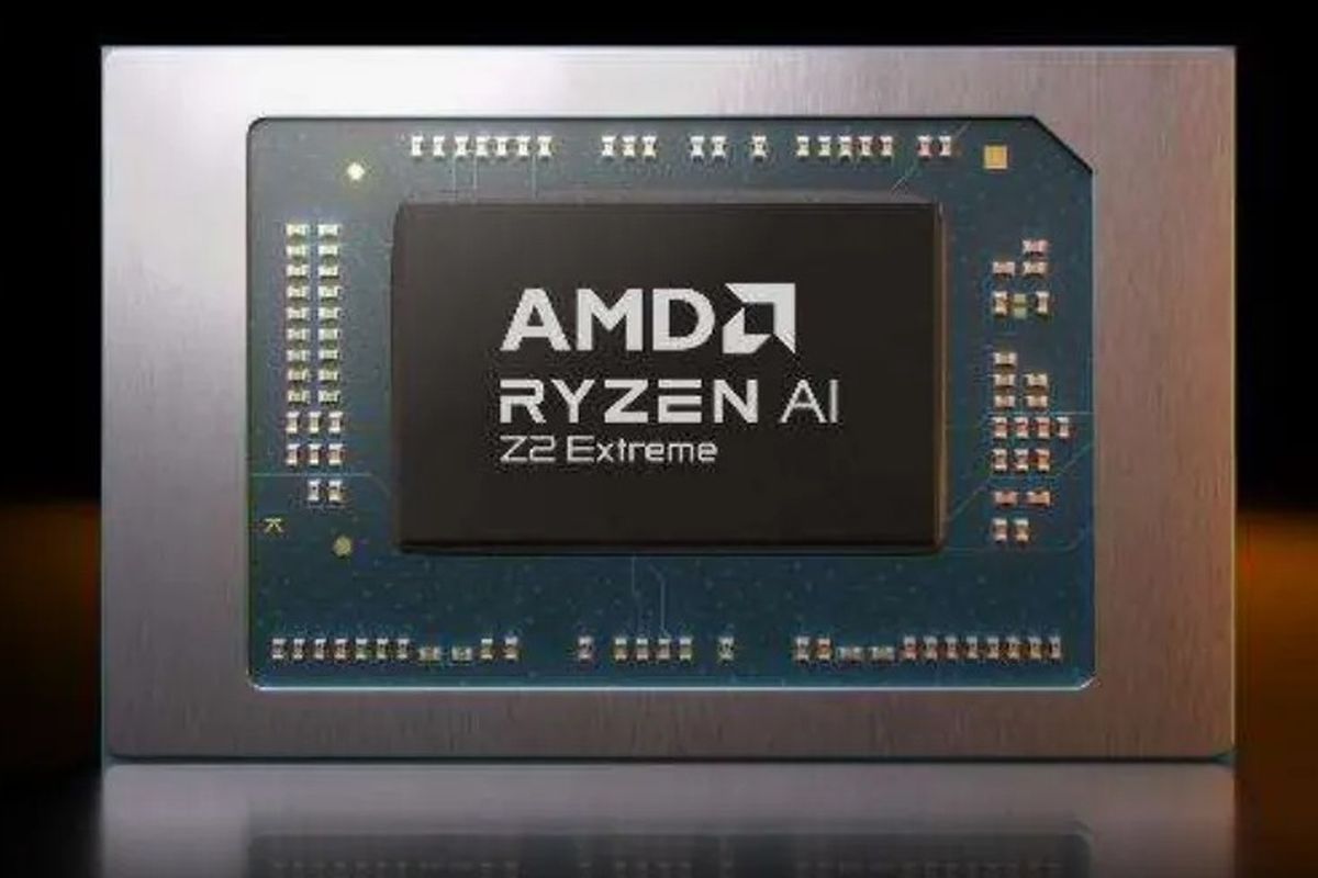 Ilustrasi chip AMD Ryzen AI Z2 Extreme.