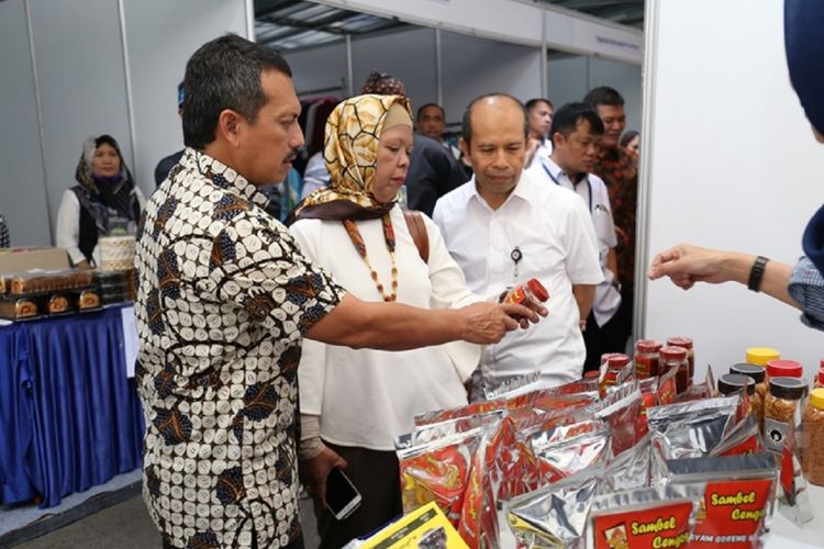 Kementerian Perdagangan menggelar Bazar Ramadan pada 30 dan 31 Mei 2018 di lingkungan kantor Direktorat Metrologi Kementerian Perdagangan, Bandung, Jawa Barat.