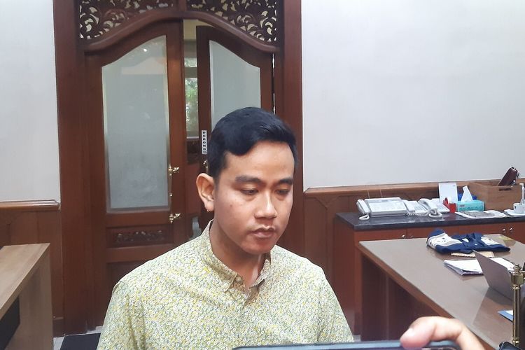 Wali Kota Solo, Gibran Rakabuming Raka di Solo, Jawa Tengah, Selasa (4/7/2023).