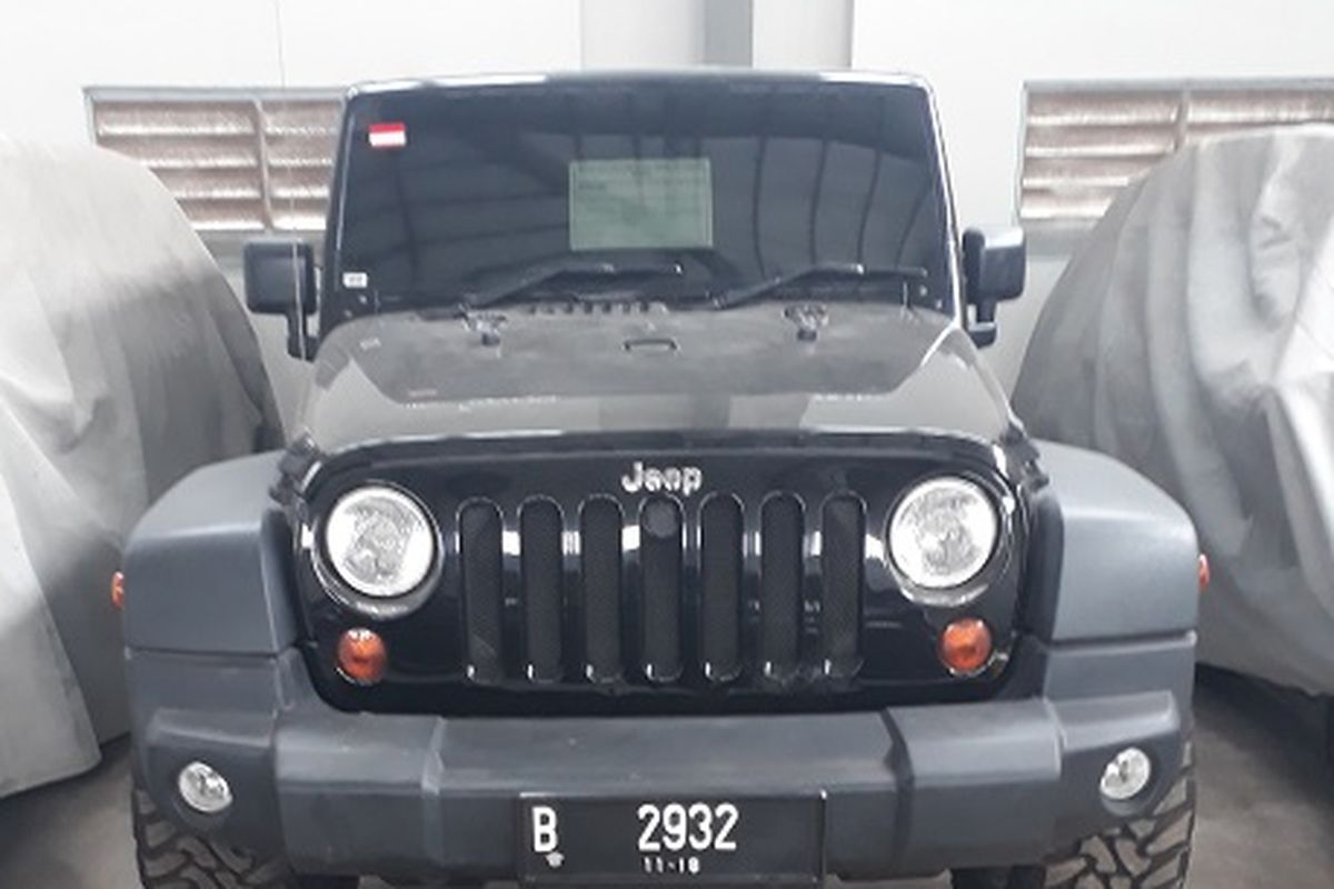 Jeep Wrangler, salah satu mobil hasil sitaan KPK yang akan dilelang pada 19 Februari 2020.