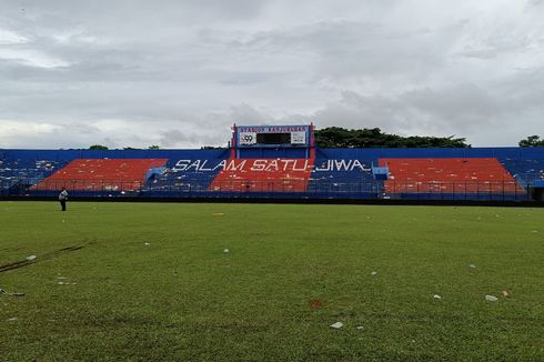 Kondisi Stadion Kanjuruhan Pasca-tragedi Kerusuhan, 4 Pintu Keluar Rusak, Barang-barang Berserakan