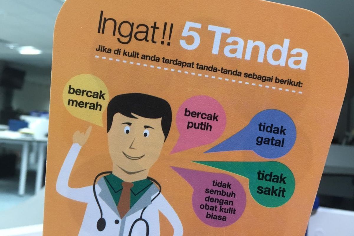 5 tanda yang perlu diwaspadai sebagai gejala awal kusta.