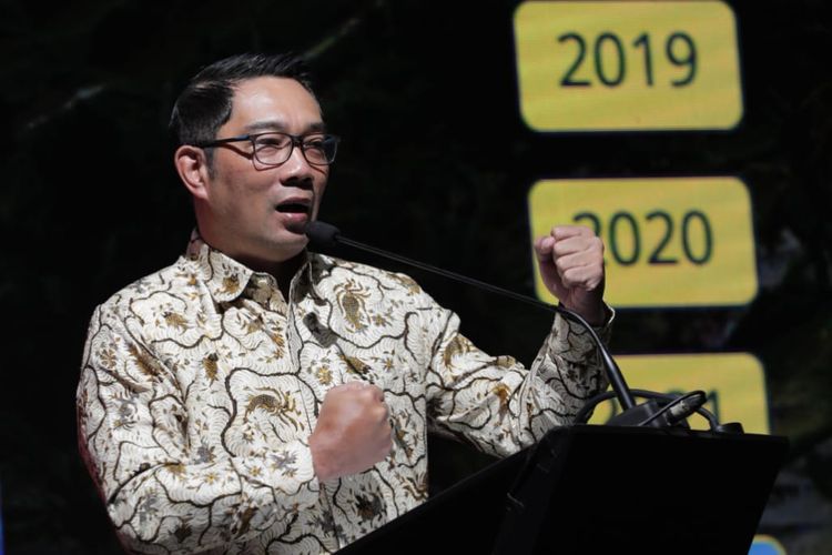 Gubernur Jawa Barat sekaligus Ketua Asosiasi Daerah Penghasil Migas dan Energi Terbarukan (ADPMET) Ridwan Kamil. 